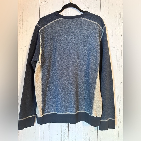 H&M LOGG Men’s Sweater Blue & Gray Long Sleeve Size L - Picture 4 of 8